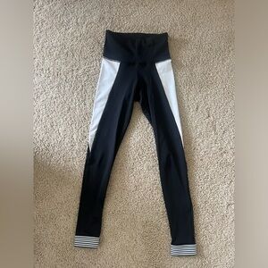 Black and White High-Waisted Leggings